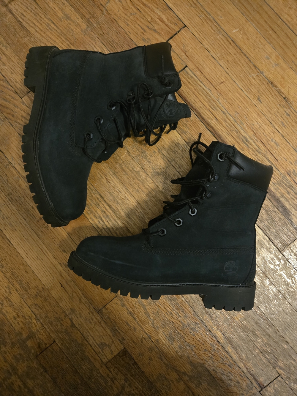 Timberland Men's Black Premium 6-Inch Lace-Up Boots
